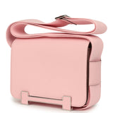 Hermes Geta Rose Sakura Verso Chevre Mysore Palladium Hardware - Thumbnail View 5