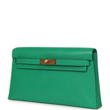 Hermes Kelly Elan Menthe Chevre Chamkila Gold Hardware - Thumbnail View 5