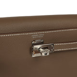 Hermes Kelly Danse Etoupe Evercolor Palladium Hardware - Thumbnail View 7