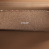 Hermes Kelly Danse Etoupe Evercolor Palladium Hardware - Thumbnail View 9