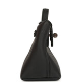 Hermes Mini 24/24 Bag Black Togo, Swift Palladium Hardware - Thumbnail View 3