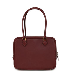 Hermes Mini Plume 21 Bag Rouge H Chèvre Gold Hardware