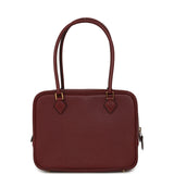 Hermes Mini Plume 21 Bag Rouge H Chèvre Gold Hardware - Thumbnail View 1