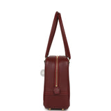 Hermes Mini Plume 21 Bag Rouge H Chèvre Gold Hardware - Thumbnail View 3