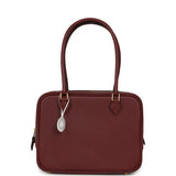 Hermes Mini Plume 21 Bag Rouge H Chèvre Gold Hardware - Thumbnail View 4