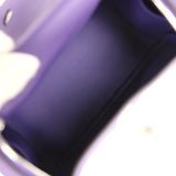 Hermes Mini Lindy II Purple Clemence Palladium Hardware - Thumbnail View 9