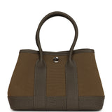Hermes Garden Party Neo 23 Vert Olive Toile Officier Canvas and Vert Loden Negonda Palladium Hardware - Thumbnail View 1