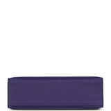 Hermes Kelly Pochette Purple Swift Palladium Hardware - Thumbnail View 6