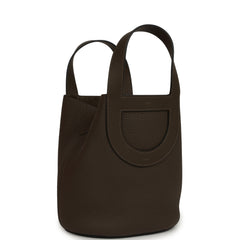 Hermes In-The-Loop 18 Vert Loden Clemence and Swift Gold Hardware