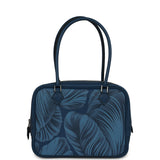 Hermes "Tulipomanie" Mini Plume 21 Bag Deep Bleu Swift Palladium Hardware - Thumbnail View 1