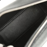 Hermes Mini Plume 21 Bag Black Chevre Palladium Hardware - Thumbnail View 7