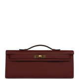 Hermes Kelly Cut Rouge H Epsom Gold Hardware - Thumbnail View 1