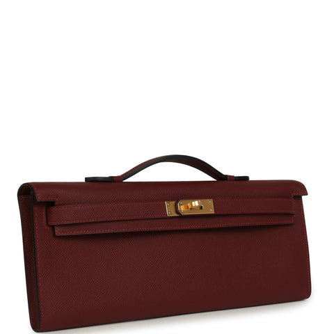 Hermes Kelly Cut Rouge H Epsom Gold Hardware