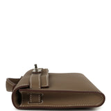 Hermes Kelly Cut Etoupe Swift Palladium Hardware - Thumbnail View 4
