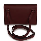 Hermes Hermesnap Wallet Rouge H Epsom Palladium Hardware - Thumbnail View 6