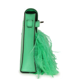 Pre-owned Hermes Kelly Elan Foile Vert Comics Chevre and Ostrich Feather Palladium Hardware - Thumbnail View 3