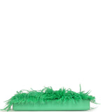Pre-owned Hermes Kelly Elan Foile Vert Comics Chevre and Ostrich Feather Palladium Hardware - Thumbnail View 6