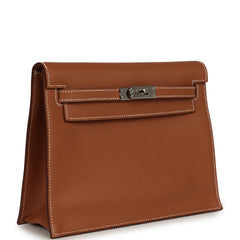 Hermes Kelly Danse Gold Swift Palladium Hardware