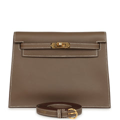 Hermes Kelly Danse Etoupe Evercolor Gold Hardware