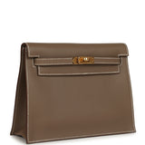 Hermes Kelly Danse Etoupe Evercolor Gold Hardware - Thumbnail View 2