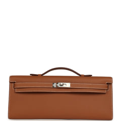 Hermes Kelly Cut Gold Swift Palladium Hardware