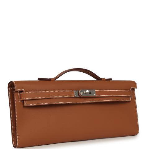 Hermes Kelly Cut Gold Swift Palladium Hardware