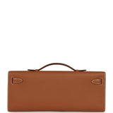 Hermes Kelly Cut Gold Swift Palladium Hardware - Thumbnail View 4