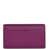 Pre-owned Hermes Constance Wallet To Go Anemone Epsom Palladium Hardware - Thumbnail View 5