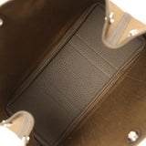 Hermes Garden Party 30 Vert Olive Toile Officier Canvas, Vert Loden Negonda Palladium Hardware - Thumbnail View 7