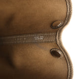Hermes Garden Party 30 Vert Olive Toile Officier Canvas, Vert Loden Negonda Palladium Hardware - Thumbnail View 8