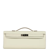 Pre-owned Hermes Kelly Cut Mushroom Swift Palladium Hardware - Thumbnail View 1