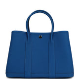 Hermes Garden Party 30 Bleu Hydra Negonda Palladium Hardware - Thumbnail View 1