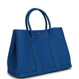 Hermes Garden Party 30 Bleu Hydra Negonda Palladium Hardware - Thumbnail View 2