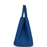 Hermes Garden Party 30 Bleu Hydra Negonda Palladium Hardware - Thumbnail View 3