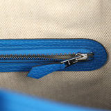 Hermes Garden Party 30 Bleu Hydra Negonda Palladium Hardware - Thumbnail View 7