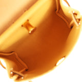 Hermes Herbag Zip 20 Mini Paille Toile Militaire Canvas, Vache Hunter Gold Hardware - Thumbnail View 8