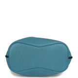 Pre-owned Hermes So Kelly 22 Blue Jean Togo Palladium Hardware - Thumbnail View 6
