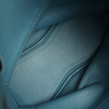 Pre-owned Hermes So Kelly 22 Blue Jean Togo Palladium Hardware - Thumbnail View 8