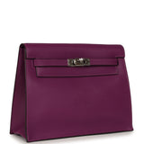 Pre-owned Hermes Kelly Danse Anemone Evercolor Palladium Hardware - Thumbnail View 2