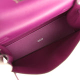 Pre-owned Hermes Kelly Danse Anemone Evercolor Palladium Hardware - Thumbnail View 8
