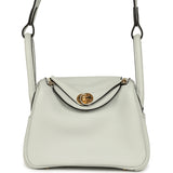 Hermes Mini Lindy II Gris Platine Clemence Gold Hardware - Thumbnail View 1