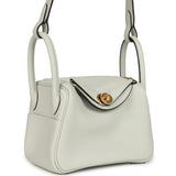 Hermes Mini Lindy II Gris Platine Clemence Gold Hardware - Thumbnail View 2