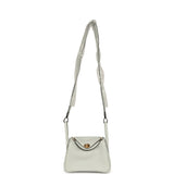 Hermes Mini Lindy II Gris Platine Clemence Gold Hardware - Thumbnail View 6