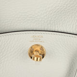 Hermes Mini Lindy II Gris Platine Clemence Gold Hardware - Thumbnail View 7