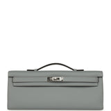 Hermes Kelly Cut Gris Pantin Swift Palladium Hardware - Thumbnail View 1