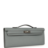Hermes Kelly Cut Gris Pantin Swift Palladium Hardware - Thumbnail View 2