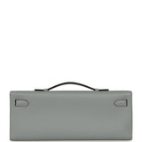 Hermes Kelly Cut Gris Pantin Swift Palladium Hardware - Thumbnail View 4