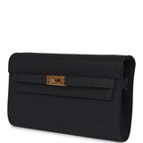 Hermes Kelly Wallet To Go Black Epsom Gold Hardware - Thumbnail View 6