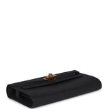 Hermes Kelly Wallet To Go Black Epsom Gold Hardware - Thumbnail View 5