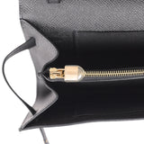 Hermes Kelly Wallet To Go Black Epsom Gold Hardware - Thumbnail View 8